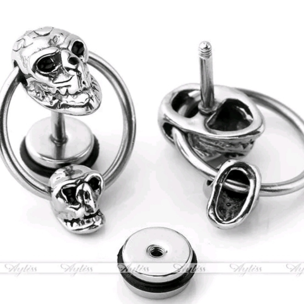 Unisex SKull Earrings